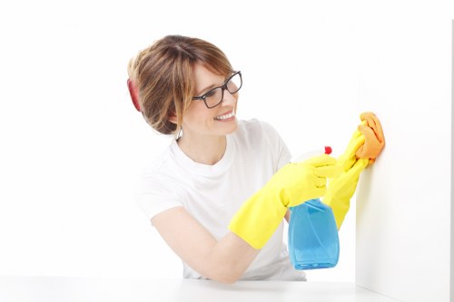 Final handover cleaning for a renovated commercial space in SE17